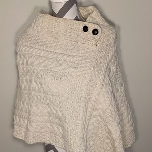 Carraig Donn Irish Wool Poncho